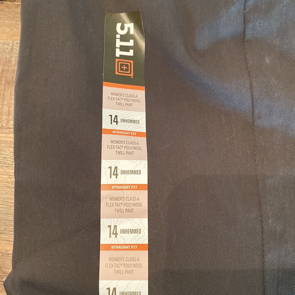 5.11 Class A Flex-Tac Women’s size 14 - Picture 3 of 4